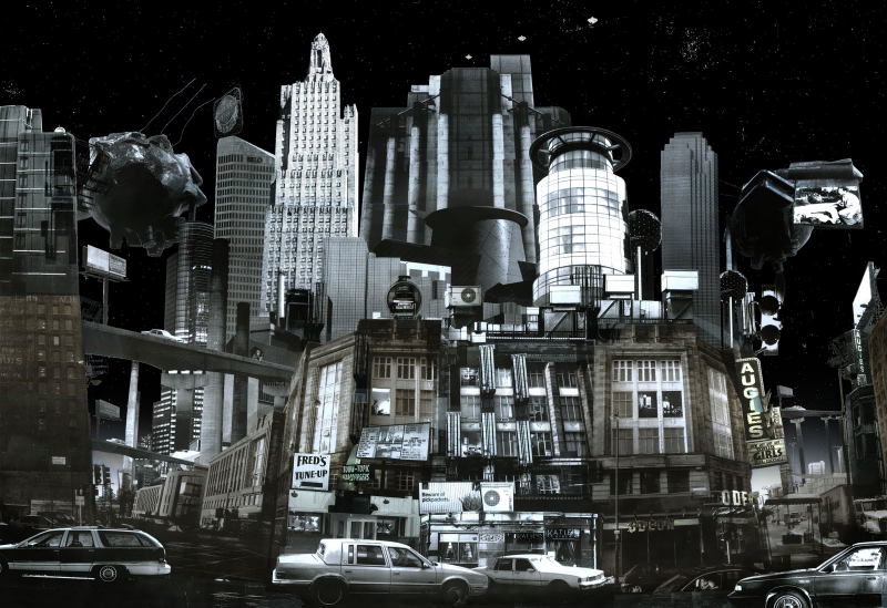 Illustration for article titled Dark City, Cool Art: Awesome Neo-Noir and Urban Fantasy Cityscapes